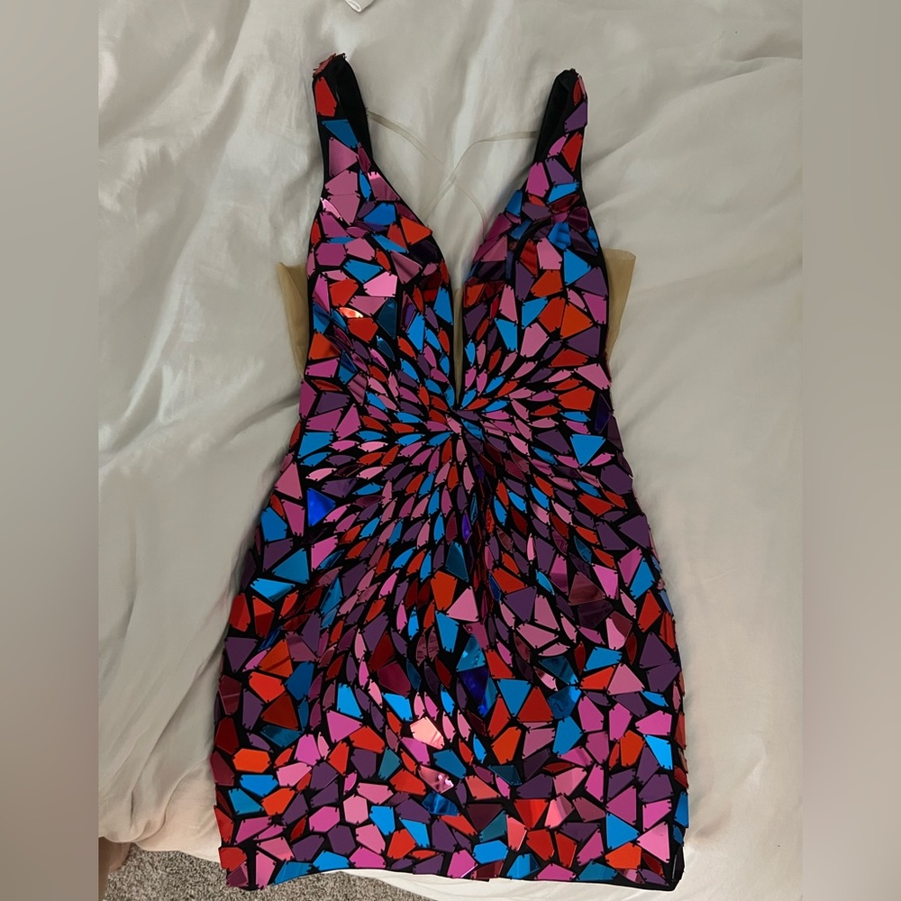 sherri hill glass dress